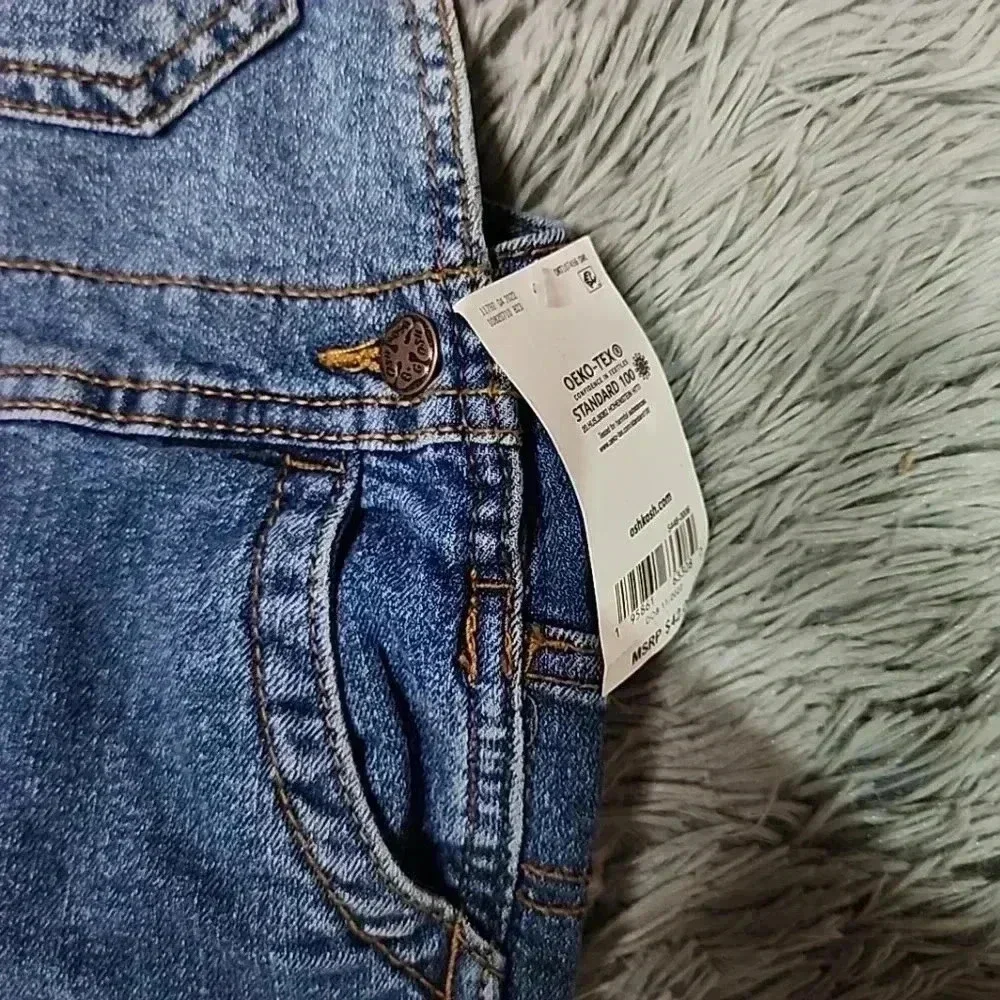 OshKosh 24 Month unisex denim overalls.  Brand new